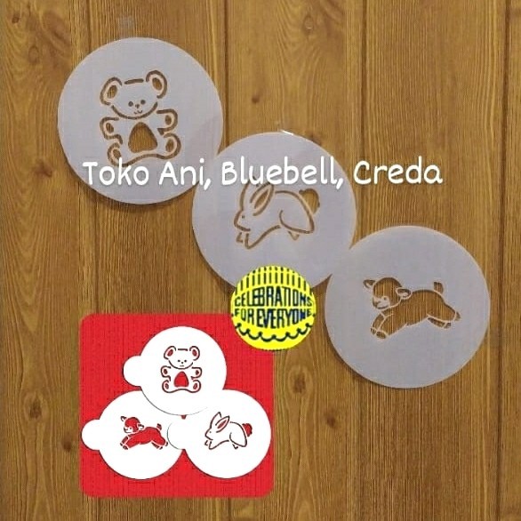 

TERBARU Designer Stencil : Large Baby Animals set of 3. (7cm) BISA GRAB!
