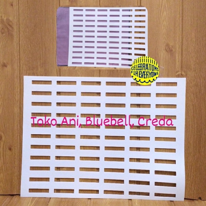 

TERBARU Silicone Mat For Chocolate : Rectangle , 1 x 5 cm , 66 cavity PROMO!