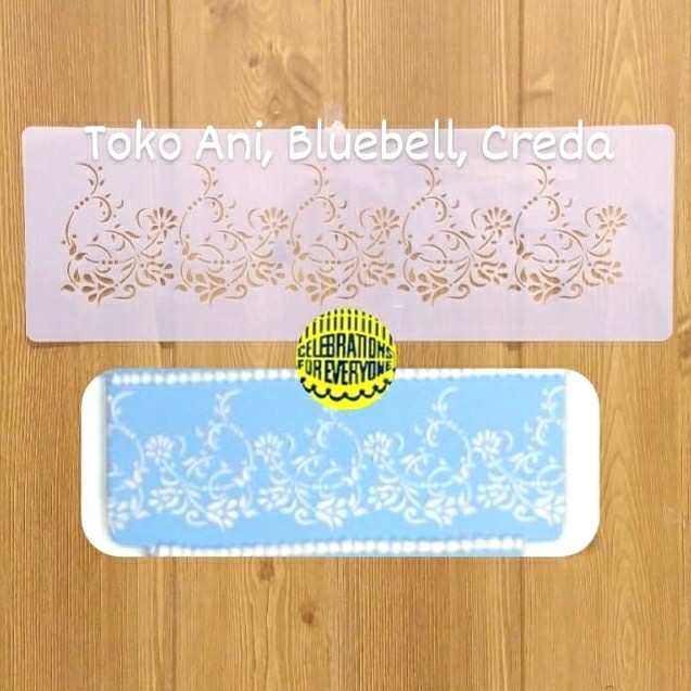 

TERBARU Designer Stencil : Medium Vintage Lace Cake Side , 8.1cm x 32cm BISA GOSEND!