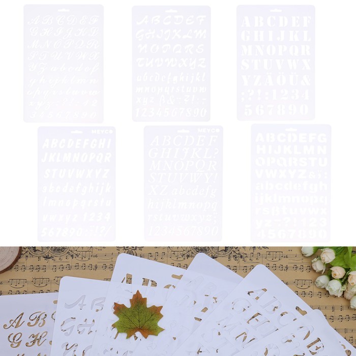 

TERBARU New Lettering Stencil Letter Alphabet Stencils Painting Paper BISA GRAB!