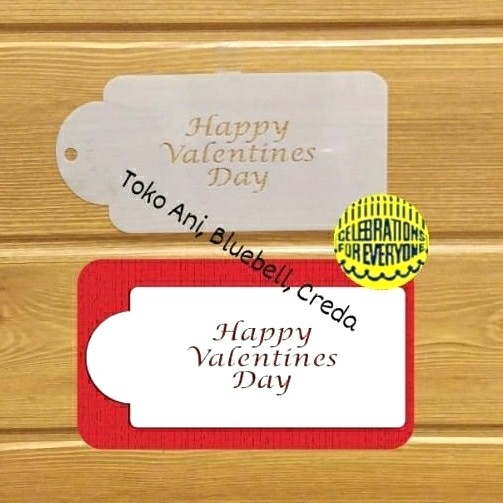 

TERBARU Designer Stencil : Happy Valentine Day Biz Card , 7.5x3.5cm. HOT SALE!