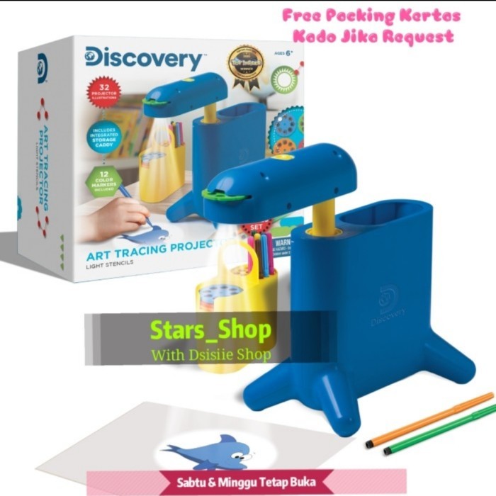 

TERBARU Discovery Art Tracing Projector Light Stencils Original - Edukasi HOT SALE!