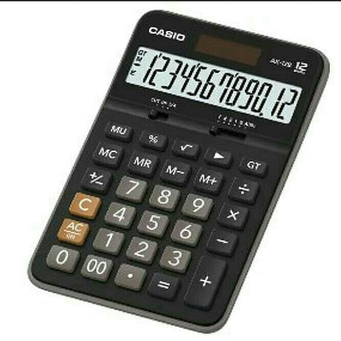 

Kalkulator Calculator Casio Ax-12B Ax12B Original Garansi Resmi