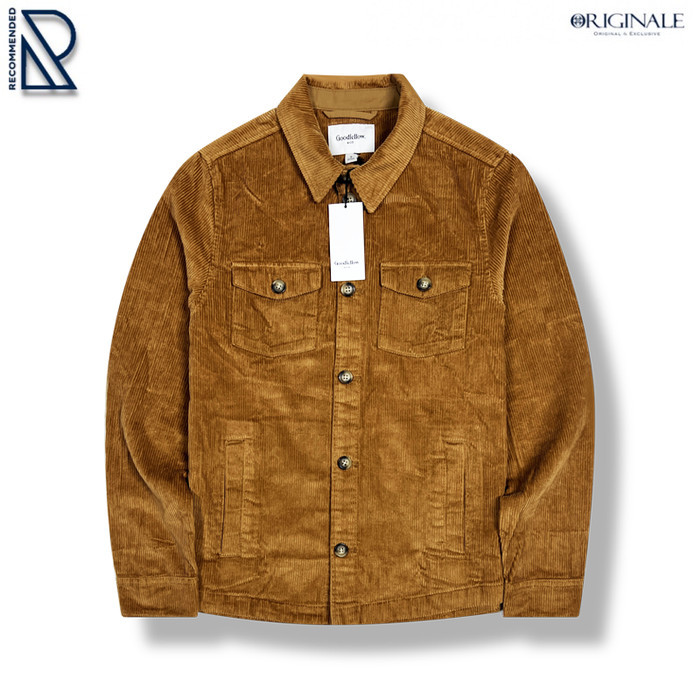 Jaket Corduroy Pria By Gfw - Brown