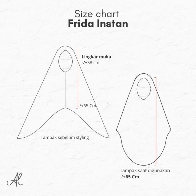 Spesial Albata Hijab - Frida Instan Seamless Fiber - Hijab Instan