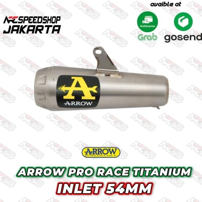 Diskon Knalpot Arrow Pro Race Titanium + Header R9 Kawasaki Zx25R