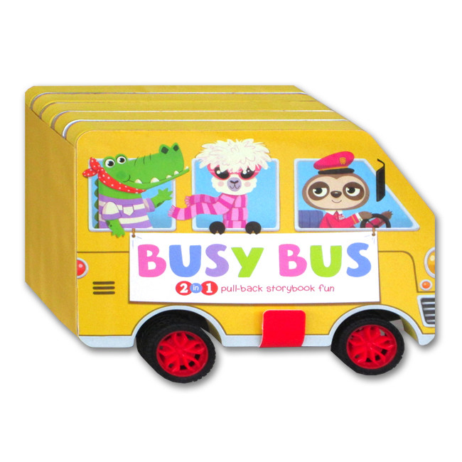 [AkuCintaBuku] Baby Book - Busy Bus Pull-Back Car EVA Foam Books