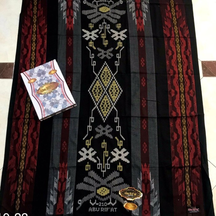 Sarung Tenun Abu Rifat Motif Songket Berkwalitas