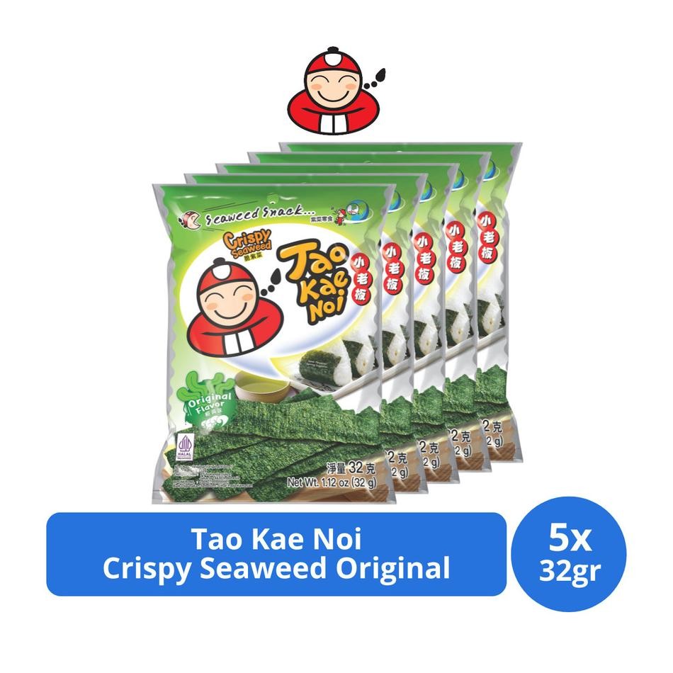 

Tao Ae Noi Cripy Eaweed 32Gr 5 Pc