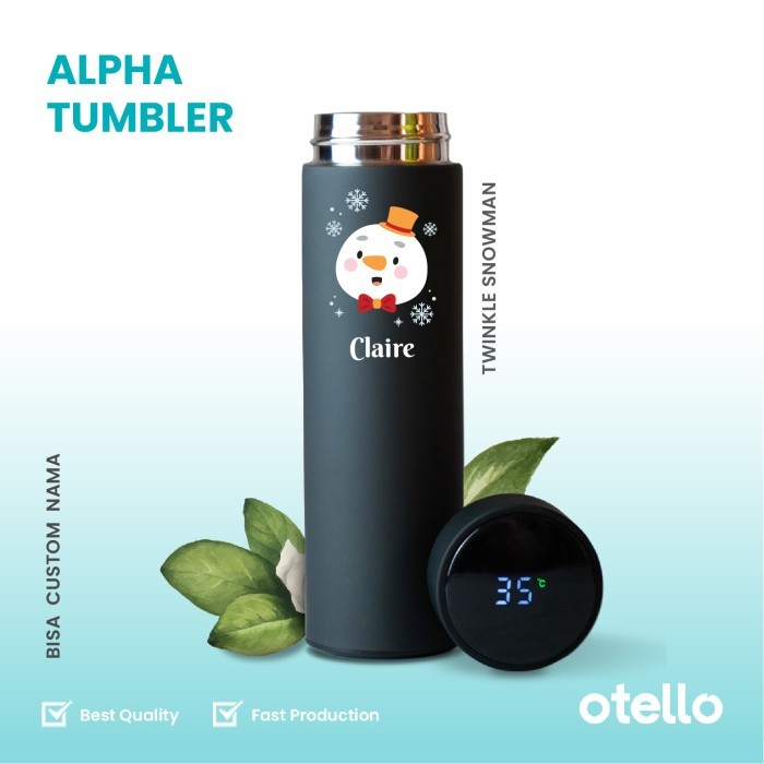 

Custom Tumbler Natal Twinkle Snowman Kado Souvenir Botol Minum Hampers