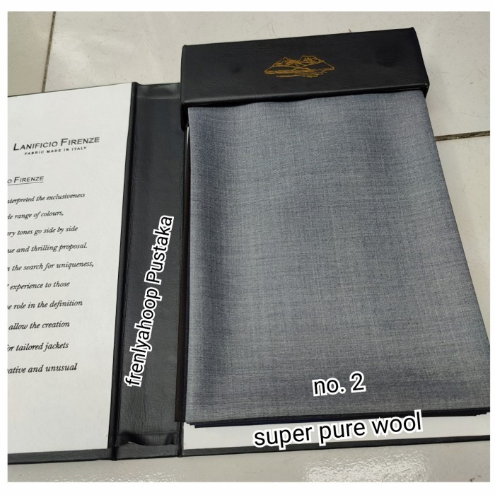 Kain super wool 120's Lanificio Firenze / Bahan pure wool stelan jas
