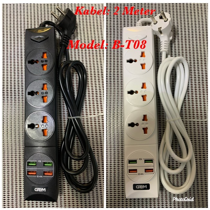 Stop Kontak Port Usb Charger Colokan Listrik Power Socket B-T08