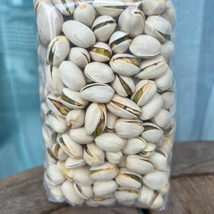 

BARANG TERLARIS ( 1 kg ) Pistachio kacang ketawa kacang arab kacang pistachio siap makan kacang