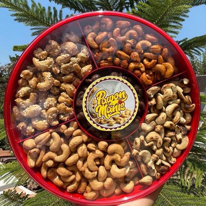 

BARANG TERLARIS kacang mete mix 5 rasa Organik Bawang Coklat Food