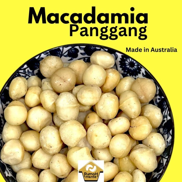 

BARANG TERLARIS Kacang Macadamia panggang 90gr