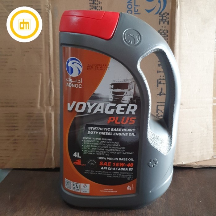 Oli Mesin Diesel 15W-40 ADNOC VOYAGER -isi 4 liter