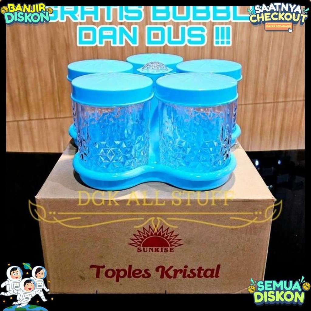 Toples Stoples Tonam Topnam Tempat Wadah Nampan Alas Set Kue Kering Nastar Lebaran Ramadhan Ramadan 