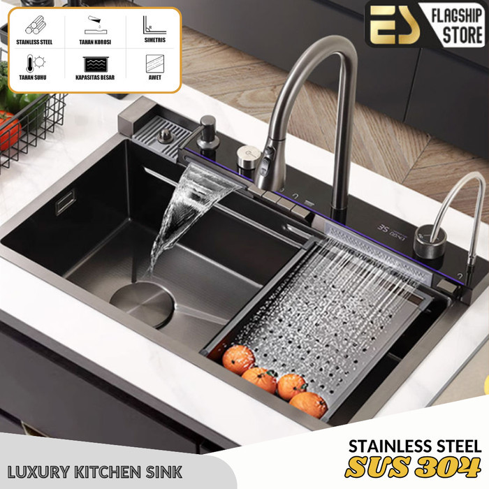 Sink Wastafel Tempat Cuci Piring Stainless steal Europe Enchanting