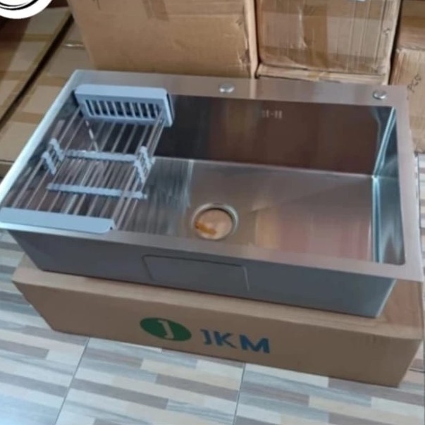 PROMO BAK CUCI PIRING 1 LUBANG JUMBO 8050 STAINLESS/KICHEN SINK 8050