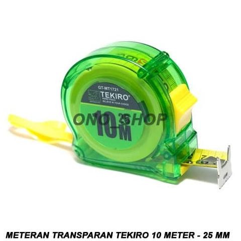 Promo Meteran Transparan Tekiro 10 Meter - 25 mm