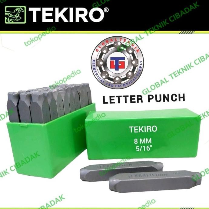 

Terlaris TEKIRO HURUF KETOK 8 MM / LETTER PUNCH 8 MM ALPHABET SALE