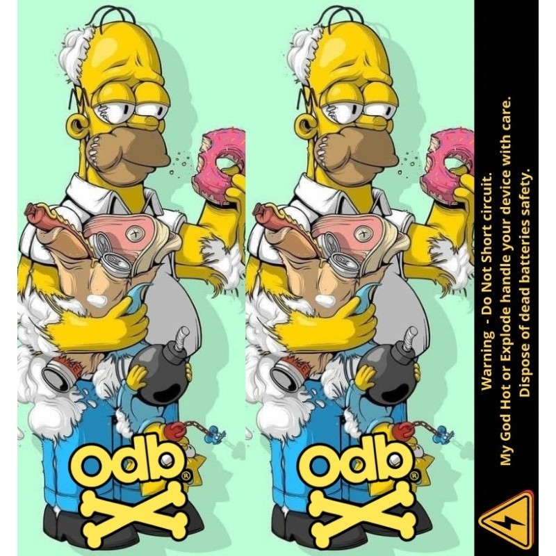 

Premium Cut - Ambitionstore Stiker Wrap Baterai 18650 Odb Retro Art V2 Series Pelindung Dan Penghias Untuk Segala Merek 12 Garskin Stiker / Case Custom Terlaris 2PCS/ Fullbody