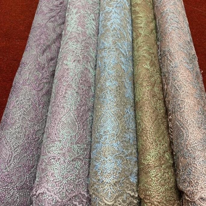 Promo Kain tile 2tone.tile spider.tile brukat kebaya.brukat tile meteran