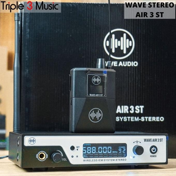 WAVE AIR 3 ST Stereo Wireless IEM System Stage Wave Audio Monitor