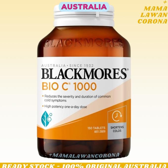 BLACKMORES BIO C 1000mg AUSTRALIA Vitamin C 1000 mg 150 Tablet Tablets