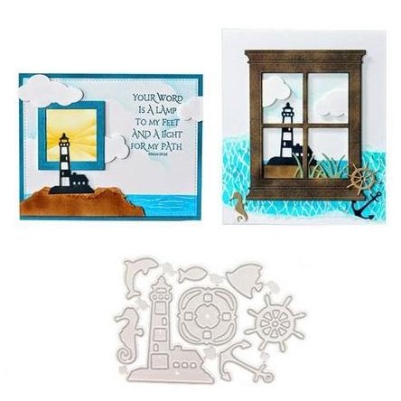

Terlaris Cutting Dies - Nautical Theme (8pcs) SALE