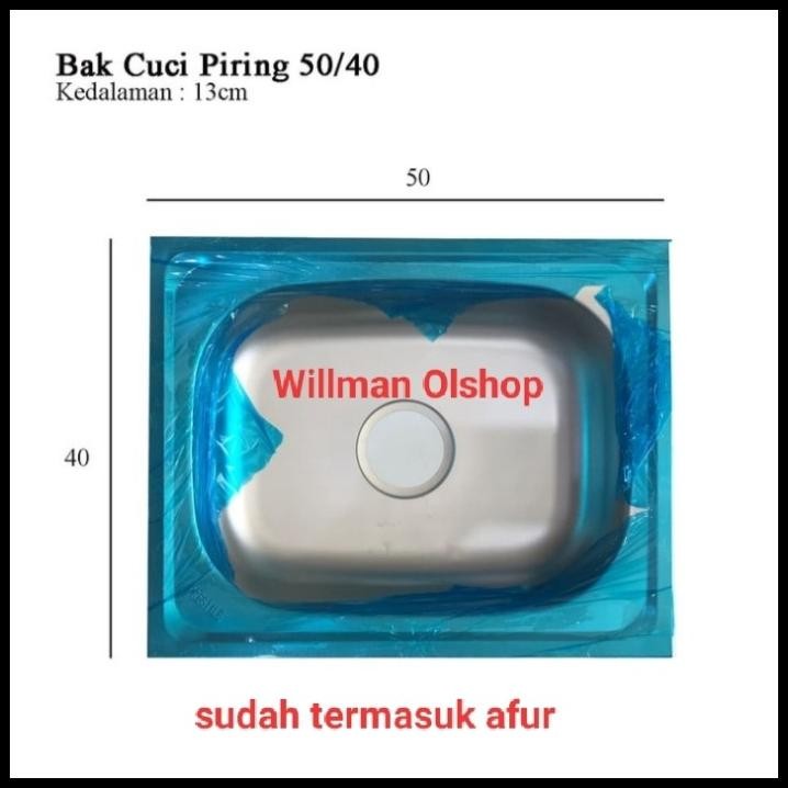 Bak Cuci Piring Kotak / Tempat Cuci Piring / Kitchen Sink