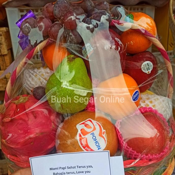 

Grosir Parcel Buah/Parcel Lebaran/Bingkisan Buah - Ukuran Besar