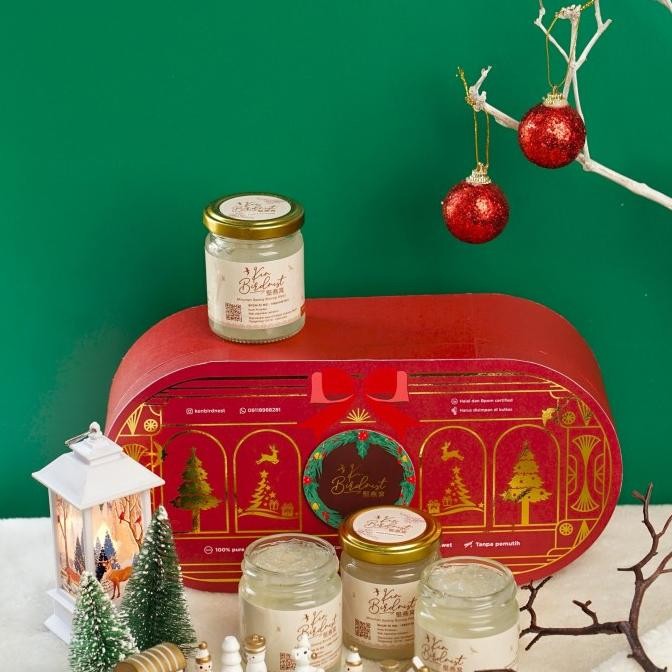 

Murah Christmas Hampers 2024 Isi 4Jar Premium Birdnest Of 100Ml