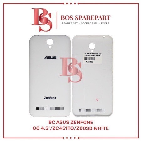 TUTUP BELAKANG ASUS ZENFONE GO 4.5 / ZC451TG / Z00SD WHITE / BACKDOOR