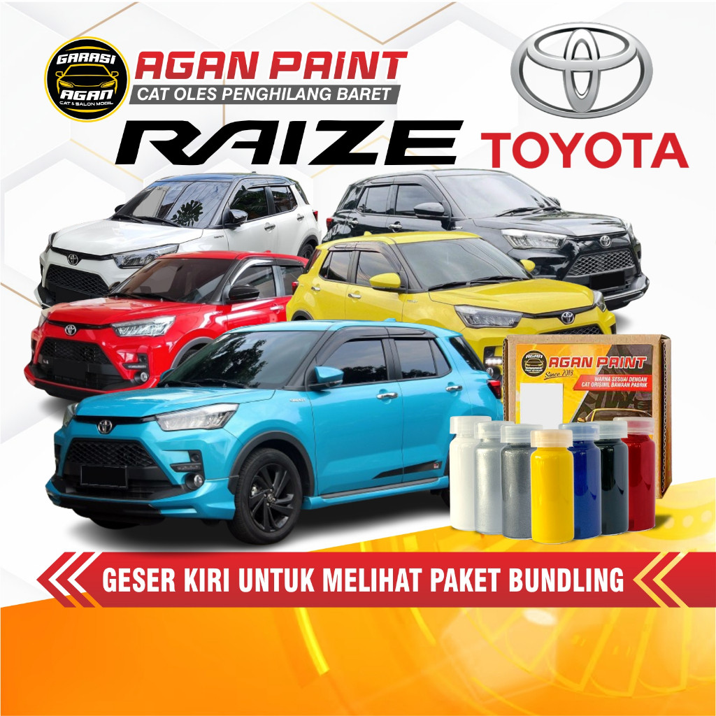 Cat Penghilang Baret RAIZE Cat Oles Original Pabrik Toyota Raize Car Paint by : GARASI AGAN