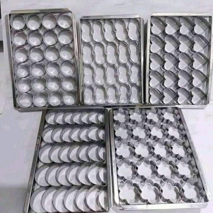 cetakan kue kering kastenggel / cetakan kue putri salju / cetakan kue kering lebaran