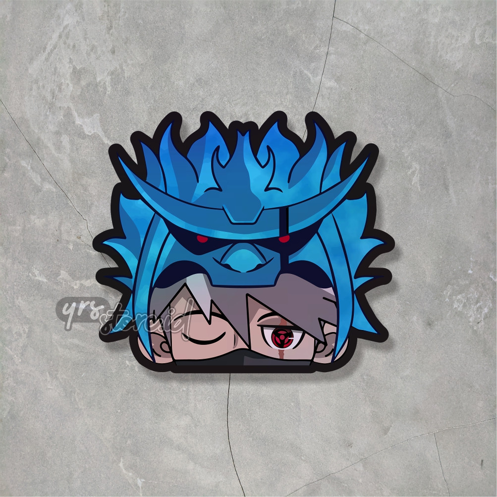 

Premium Cut - Anime Hologram Susano Hat Peeker Ukuran 56 X 63 Cm Kakashi Garskin Stiker / Case Custom Terlaris 2PCS/ Fullbody