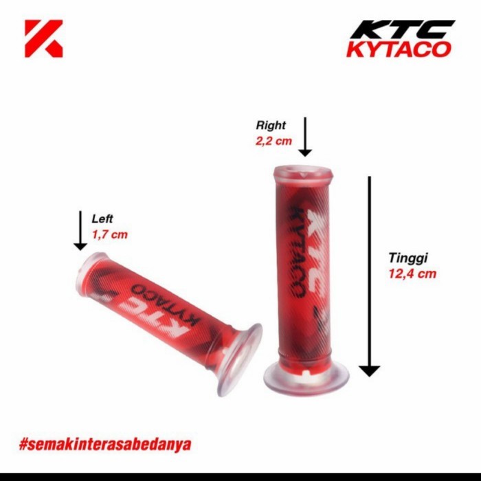 READY HANDGRIP KTC KYTACO NEW CARBON GRP 1901 UNIVERSAL/ GRIP KTC NEW MOTIF