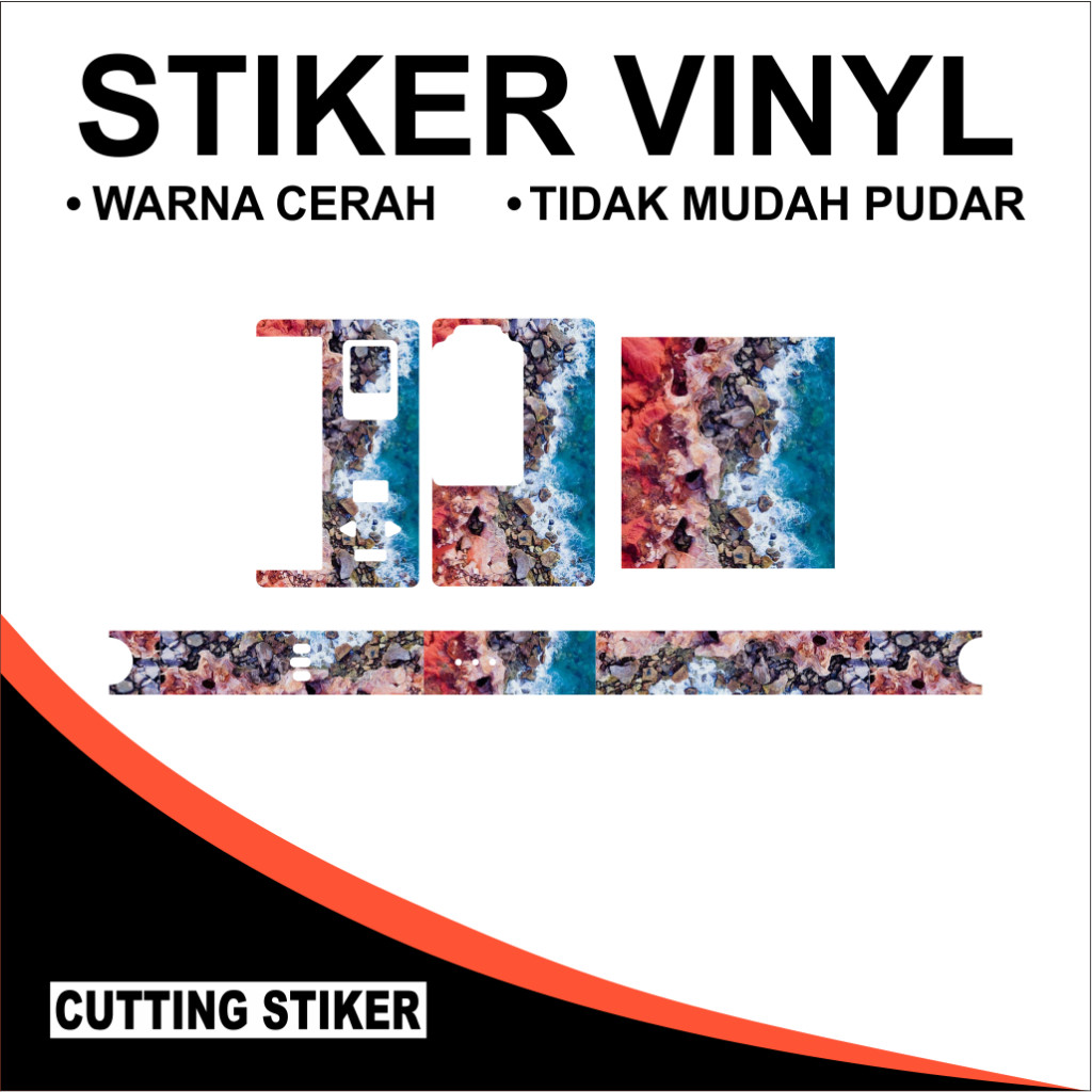 

Premium Cut - Paketan Stiker B80 Laminasi Doff 6 Garskin Stiker / Case Custom Terlaris 2PCS/ Fullbody