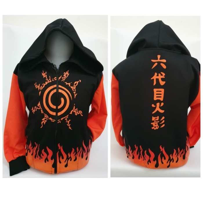 JAKET ANAK NARUTO KYUBI HOKAGE XXL