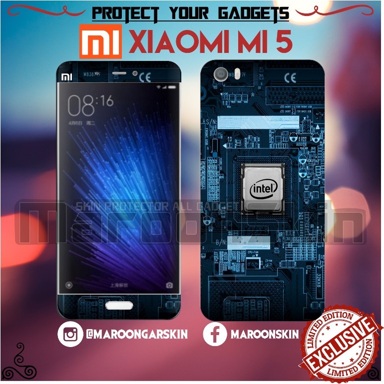 

Premium Cut - Xiaomi Mi 5 Garskin Stiker / Case Custom Terlaris 2PCS/ Fullbody