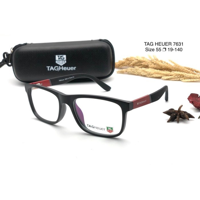 Frame Kacamata TAG HEUER LEGEND 7631 TH7631 Kotak Sporty Hi Index 167