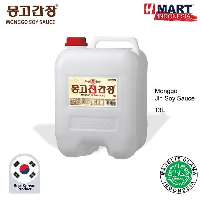 

monggo jin soy sauce - kecap asin asli korea 13l - halal termurah
