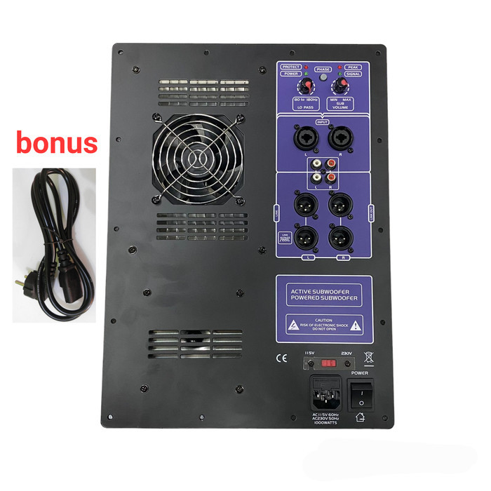 power kit subwoofer class D mantap buat sub ukuran 15 dan 18 inch