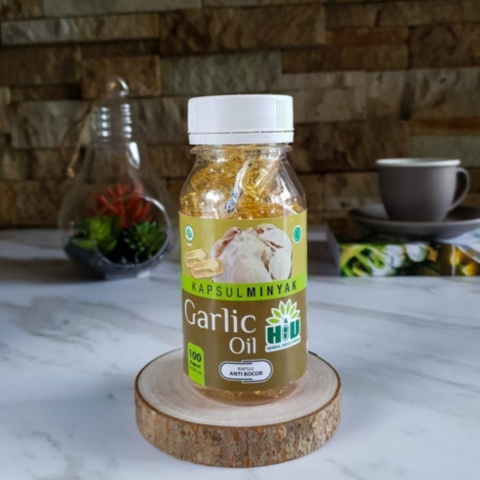 

ORIGINAL Kapsul Minyak Bawang Putih HIU Garlic Oil Isi 100 PREMIUM