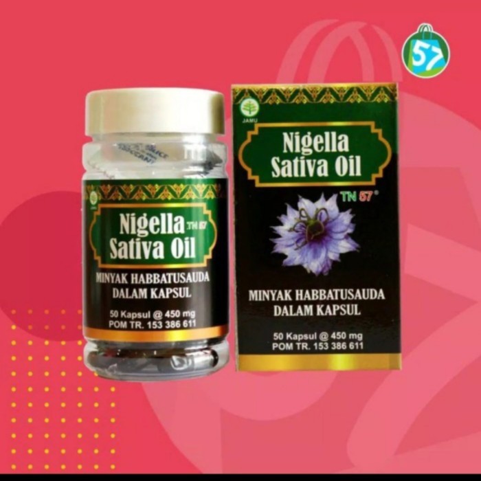 

ORIGINAL Kapsul Minyak Habbatussauda Nigella Sativa Oil TN 50 Kapsul PREMIUM