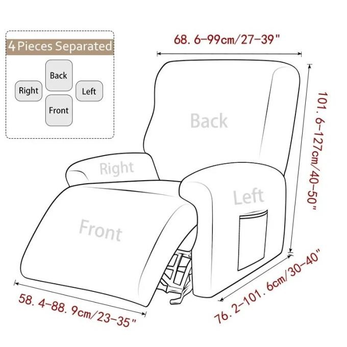 SARUNG SOFA RECLINER COVER SOFA RECLINING SARUNG RECLINER ELASTIS VELVET BELUDRU EMBOS COVER SARUNG 
