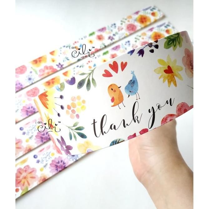 

] (BELT NETRAL01) label thank you untuk belt kotak (56 cm x 5.5 cm)