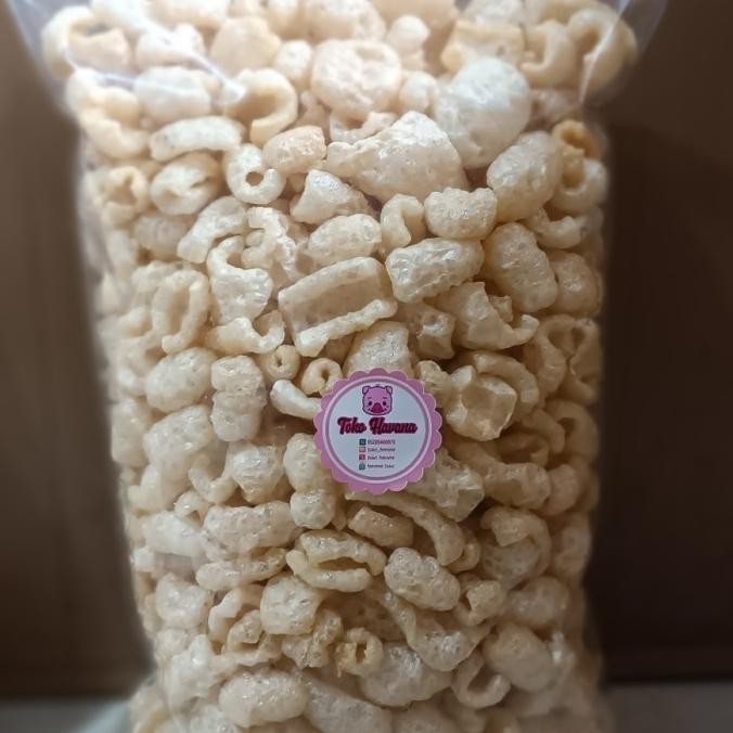 

Kerupuk Kulit Babi / Kerubi / Kerupuk B2 Original Asin Gurih 250gr-1kg PS