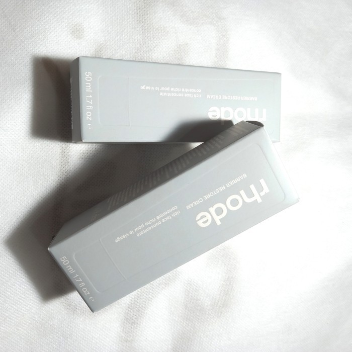 rhode skin barrier restore cream by Hailey bieber